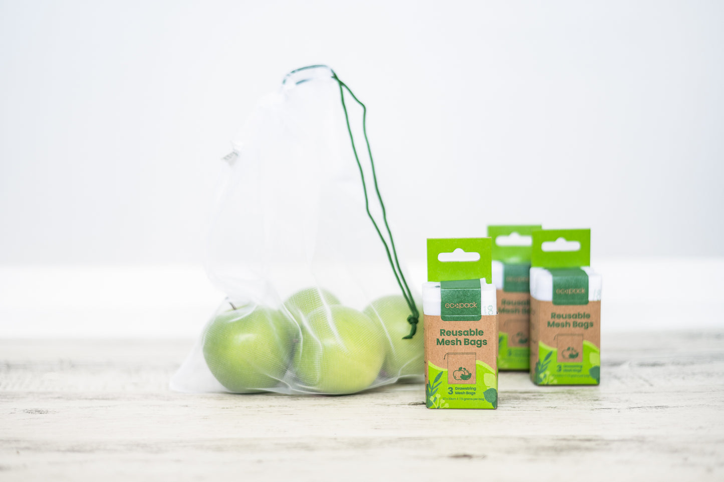 Reusable produce bags - set of 3