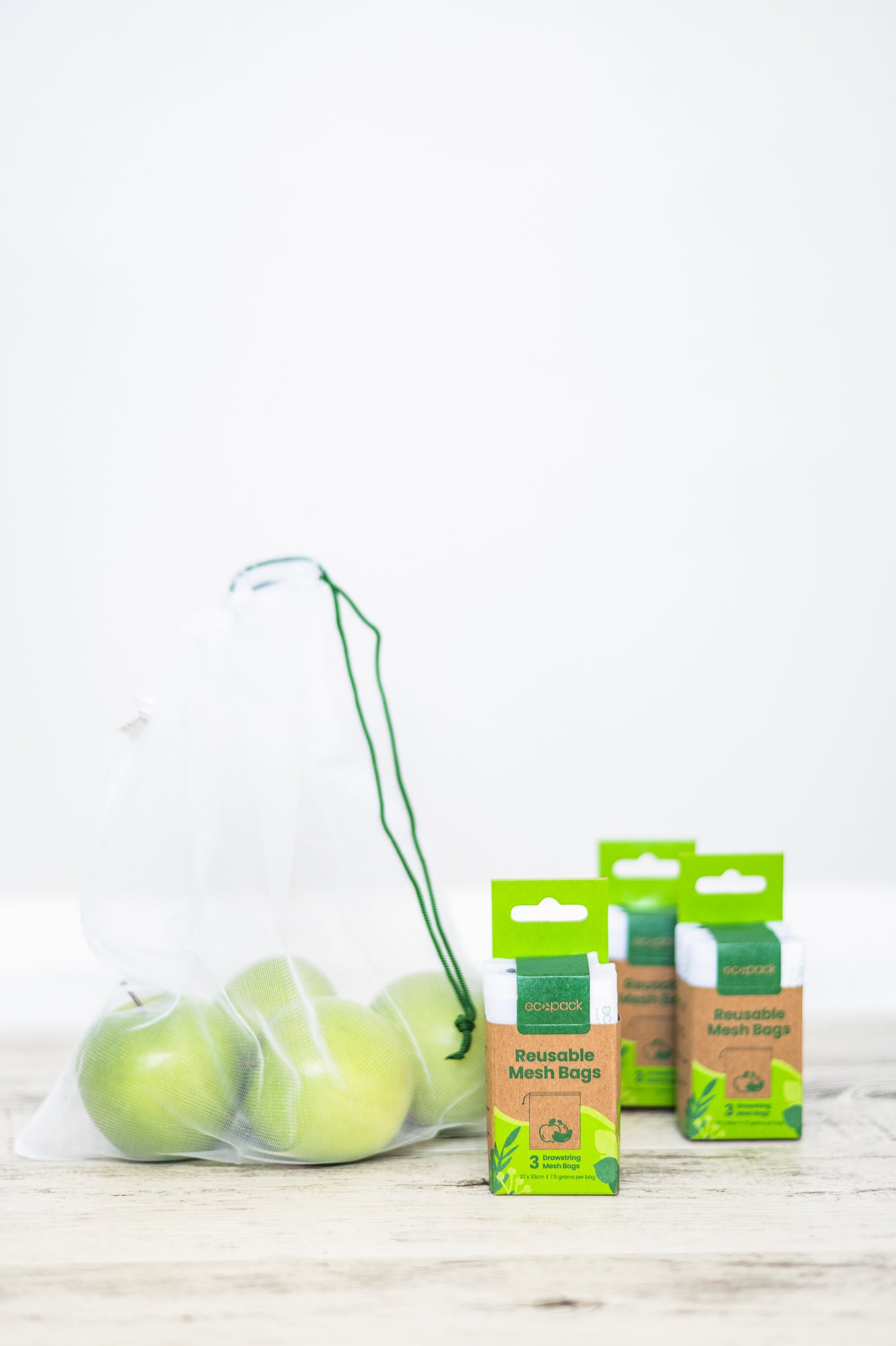 Reusable produce bags - set of 3